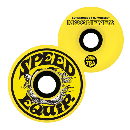 OJS WHEELS - MOONEYES SUPER JUICE YEL/78A 60mm