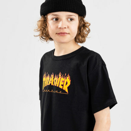 TRASHER - FLAME LOGO YOUTH T-SHIRT