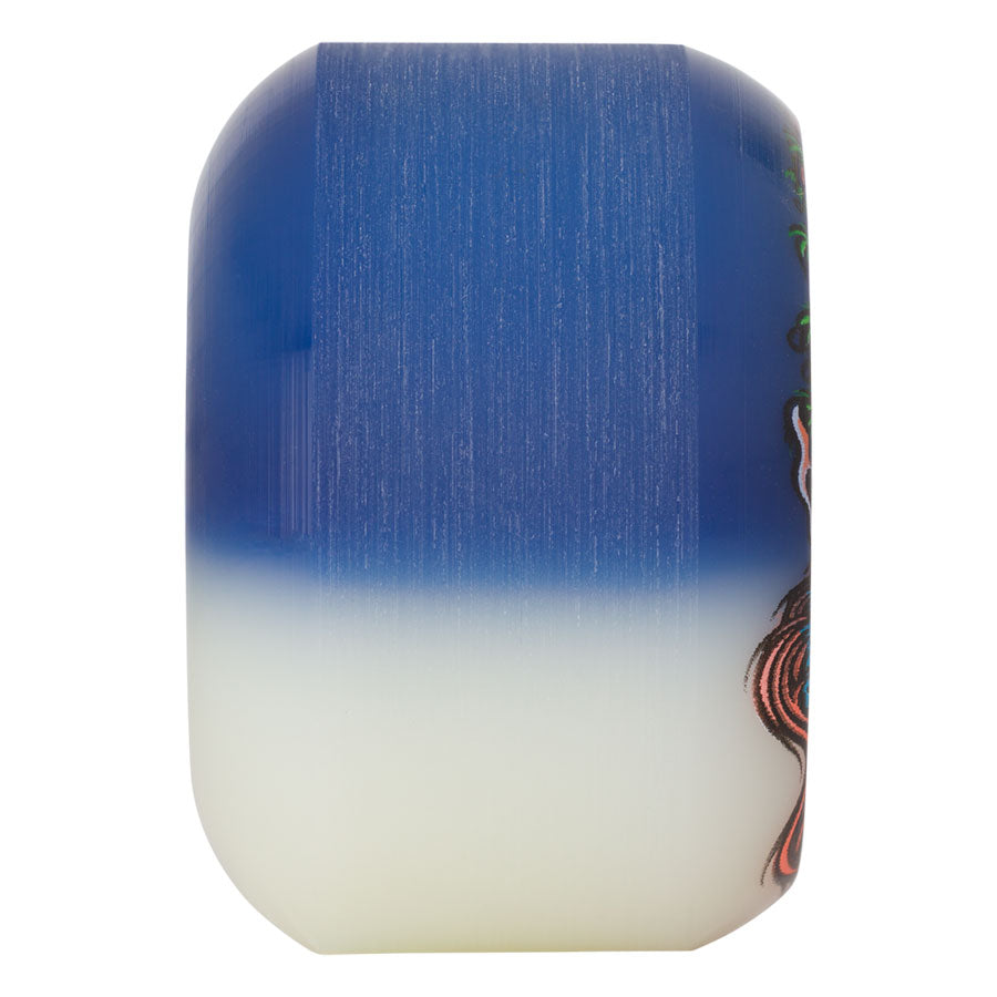 SLIME BALLS WHEELS - HAIRBALL 50-50 WHT BLU / 95A - 53MM