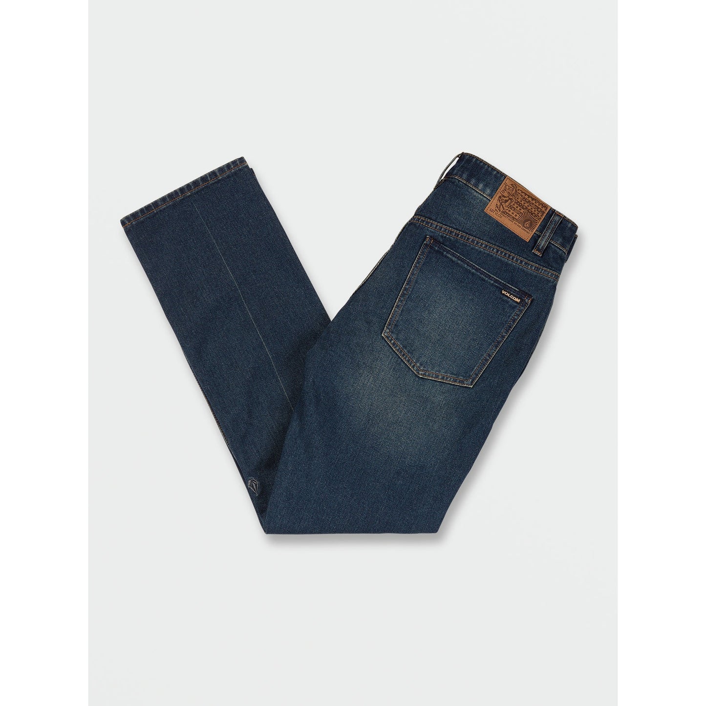 VOLCOM - SOLVER MODERN FIT JEANS - BLUE