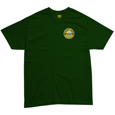 SHAKE JUNT - SKULL FOREST GREEN TEE