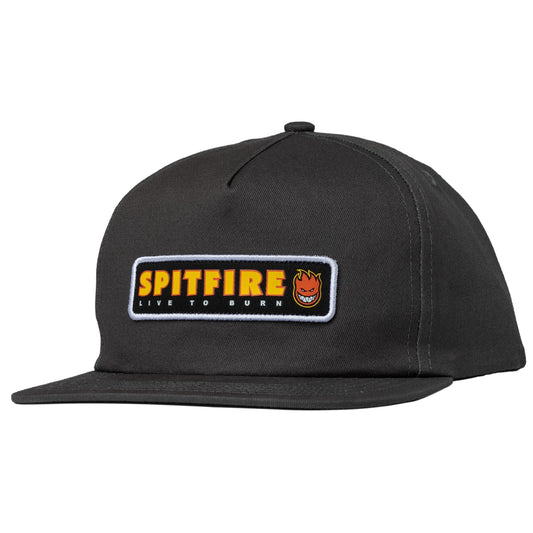 SPITFIRE - LTB PATCH SNAPBACK/CHARCOAL