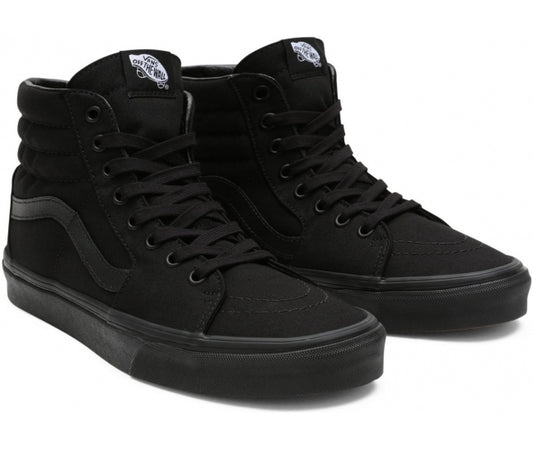 VANS - UA SK8-HI BLACK/BLACK SHOES